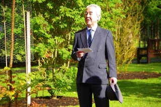 Ginkgo Tree for Peace planting ceremony at the Benmore Botanic Garden01