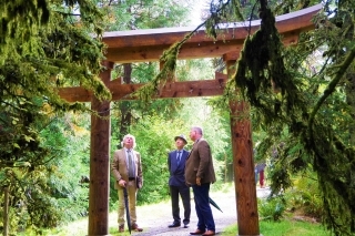 Ginkgo Tree for Peace planting ceremony at the Benmore Botanic Garden04