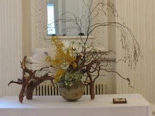 Ikebana display by Deborah Hathorn