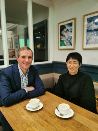 Meeting with Liam MacArthur MSP (left).