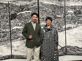 Sohei Nishino (left) with Deputy consul General Ishii (right)