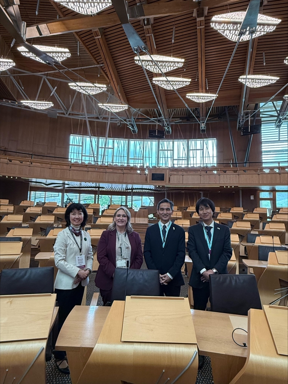 Photo at Scottish Parliament